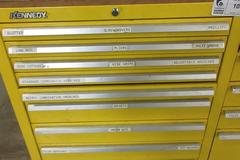 Kennedy 15-Drawer Locking Tool Chest, Portable with Keys and Contents