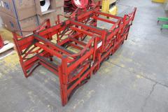 Barrell Racks for 50 Gallon Drums, (4) Racks with 3 Stations each