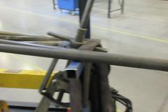 Rolling Cantilever Rack with Large Assortment of Clamps, Come-Along, Posi-Lock 210 Bearing Puller, Caldwell 76E 4800 LBS Batter Lifting Bar