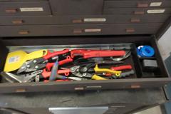 Kennedy 19-Drawer Rolling Tool Chest with Top and Bottom Units, Side Shelf and Contents