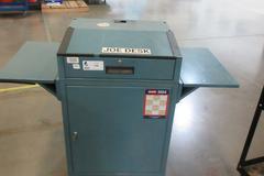 Foreman's Rolling Desk with Side Shelf and Contents