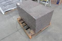 Square Granite Base 19"x17"x34"H,  Polished on 5 Sides, Approx Weight 1075 lbs