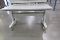 Work Bench, Heavy Duty Metal with Adjustable Shelving, Portable