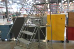 Cotterman 8-Step Rolling Stairs, 80" Maximum Height