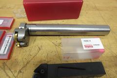 Dorian Tool 1.5" Shank Knurling Tool SCKIT-150-3500-M with Accessories, Tungaloy 1.25" Stick Turning Tool, PH Horn Part Off Holder **All NIB**