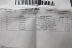 Atlas Copco G11FF 15Hp Rotary Screw Air Compressor W/ Dryer, 120 Gal Air Tank 125 PSI & Spare Parts