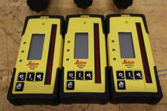 Leica Rod Eye 160  Digital Laser Detector Receiver & Brackets 