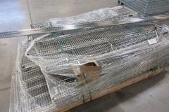 Uline Wire Shelving, Large Assortment of Mainly 60" x 18" Wire Shelves