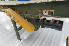 Hytrol 22" x 25' Powered Roller Conveyor System with Foot Pedal, (2) 10' Sections and (1) 5' Section