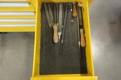 Kennedy 15-Drawer Locking Tool Chest, Portable with Keys and Contents