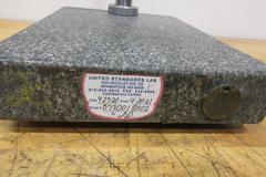 Gray Granite Surface Plate W/ Brown & Sharpe .0005" Indicator