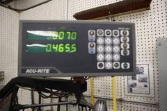 Bridgeport Series I Vertical Knee Mill, X & Y-Axis Servo Power Feeds, 2-Axis Acu-Rite DRO