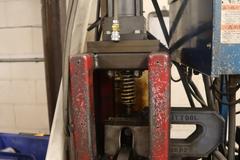 Vogel Tool & Die Model 101-HPP Notching Machine with Custom Unittool Punch, Hydraulic Unit