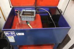R & D Fountain Industries Parts Washer with StillClean Reclaim Unit