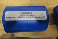 Mill Tool Holders Assorted CAT50, BT40, NMTB40, ER40 Collets, TG100 Collets, and 18x13x6" SST Wire Parts Basket