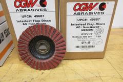 Standard Abrasive Assorted Roloc Style 3" Grinding Wheels & CGW 4-1/2" Flap Discs *NIB*