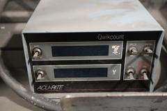 Gardner 1015 No. 1-1/2 Hand Feed Surface Grinder with Walker Ceramax 10" x 15" Magnetic Chuck, Acu-RIte Qwikcount 2-Axis (Y & Z) DRO and Coolant Tank & Pump