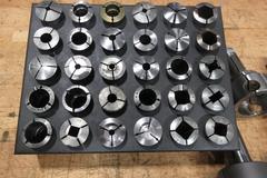 5C Collets w/ Hout Rack  & 5C Step Collets