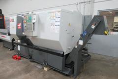 Haas ST-30 CNC Turning Center, Live Milling, 12 Station Turret, 3400 RPM Spindle, Tailstock, Chip Conveyor, Tool Presetter, Bar Feed