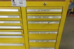 Kennedy 15-Drawer Locking Tool Chest, Portable with Keys and Contents