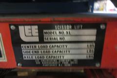 Presto XL36-20 Scissor Lift Table, Max Load 2000 LBS, 48" x 24" Table, Remote Foot Trip