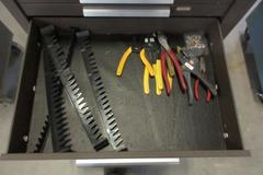 Kennedy 19-Drawer Rolling Tool Chest with Top and Bottom Units, Side Shelf and Contents