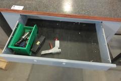 Shipping Desk, Metal with Laminate Top, 1-Drawer, 2-Door