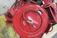 Wall Mounted Air Hose Reels, (10pcs) on Pallet, Various Brands and lengths