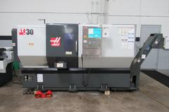 Haas ST-30 CNC Turning Center, Live Milling, 12 Station Turret, 3400 RPM Spindle, Tailstock, Chip Conveyor, Tool Presetter, Bar Feed