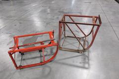 Steel Drum Cradle with Wheels for 55 Gallon Barrels (2 pcs)