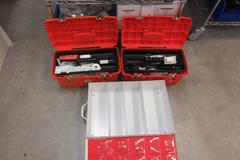 Safety and First Aid Supplies, Large Assortment on Uline 36" x 24" x 78" Metal Wire Rolling Cart