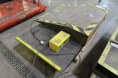 Globe International AA-2-36, 32" x 58" Scissor Table, 2000 LBS Lifting Capacity, Remote Foot Switch, Transition Ramp