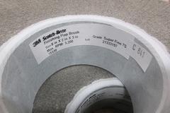 3M 4"x36"x80 Grit Sanding Belts (5 Boxes, 10 Belts Per Box),  (2) Scotch-Brite Finishing Wheels 8"x2"x3" Super Fine