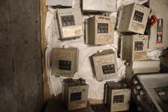 Crate of Circuit Breakers, Bus Switches, Breaker Panel