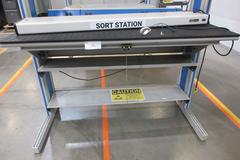 IAC Industries Work Station with Grounding Mat, Grounding Cable, Overhead Work Light, Power Strip and Adjustable Shelving