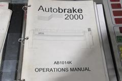 Roper Whitney Model AB1014K Autobrake 2000 CNC Bending and Folding Machine