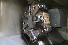 Haas ST-30 CNC Turning Center, Live Milling, 12 Station Turret, 3400 RPM Spindle, Tailstock, Chip Conveyor, Tool Presetter, Bar Feed