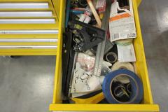 Kennedy 15-Drawer Locking Tool Chest, Portable with Keys and Contents