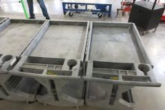 Uline H-1495 Mobile Workstations, (4)