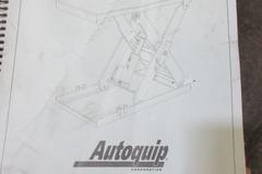 Autoquip Series 35 Scissors Lift  with 56" x 48" Table, Transition Ramp, Remote Foot Trip