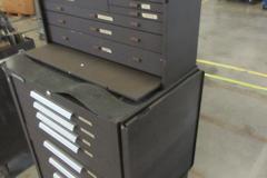 Kennedy 19-Drawer Rolling Tool Chest with Top and Bottom Units, Side Shelf and Contents