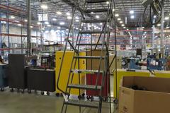 Gillis 12-Step Rolling Stairs, 10' High