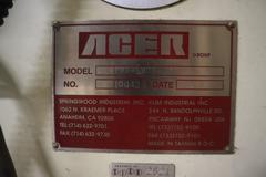 Acer Ultima 3VK Vertical Knee Mill, Newall 3-Axis DRO, X & Y-Axis Servo Power Feeds, Power Quill Feed