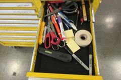 Kennedy 15-Drawer Locking Tool Chest, Portable with Keys and Contents