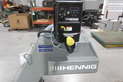 Hennig Chip Conveyor W/ Variable Speed Control - Custom Made For E32 Citizen Machine