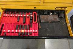 Dewalt 11-Drawer Rolling Tool Chest with Top and Bottom Units and Contents