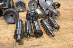5C Collets w/ Hout Rack  & 5C Step Collets