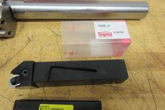 Dorian Tool 1.5" Shank Knurling Tool SCKIT-150-3500-M with Accessories, Tungaloy 1.25" Stick Turning Tool, PH Horn Part Off Holder **All NIB**