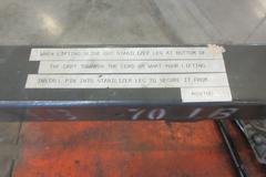 Die Cart, Foot Acuated with 1/2" Ton Adjustable Arm Crane