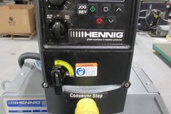 Hennig Chip Conveyor W/ Variable Speed Control - Custom Made For E32 Citizen Machine